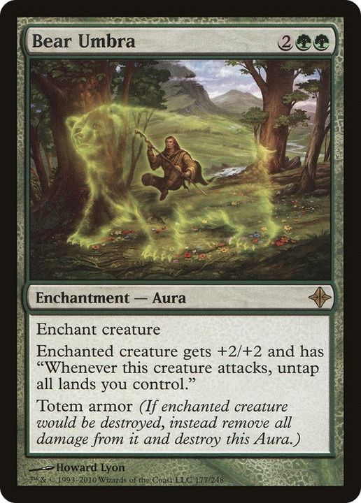 Bear Umbra in the group Magic the Gathering / Sets / Rivals of Ixalan at Proxyprinters.com (12182)