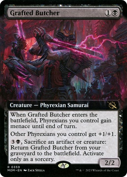 Grafted Butcher in the group Magic the Gathering / Types / Colors / Black at Proxyprinters.com (12191)