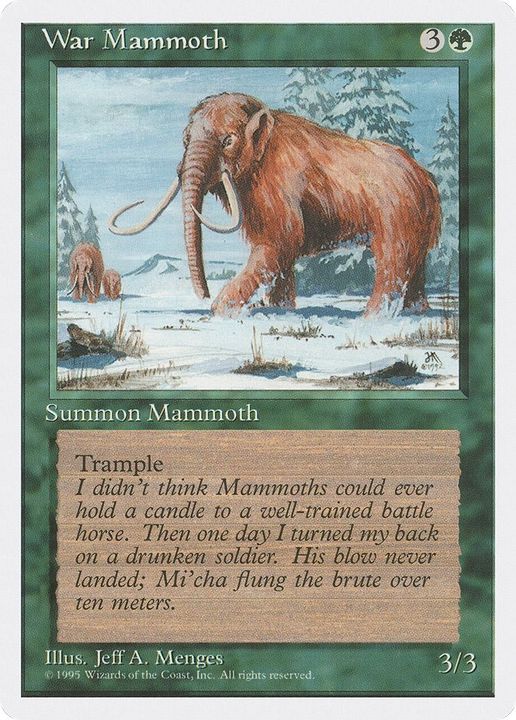 War Mammoth in the group Advanced search at Proxyprinters.com (12199)