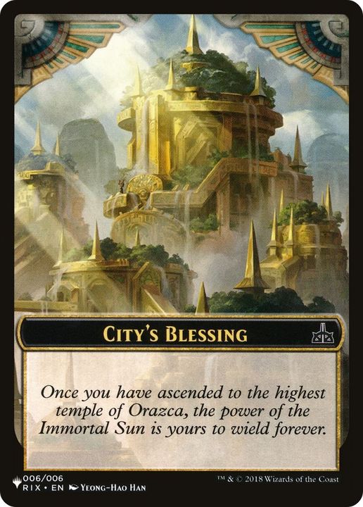 City's Blessing in the group Magic the Gathering / Sets / The List at Proxyprinters.com (12204)