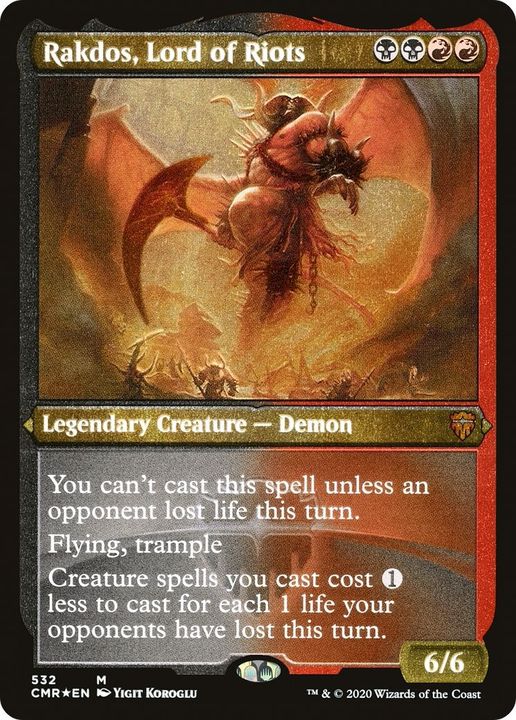 Rakdos, Lord of Riots in the group Magic the Gathering / Sets / Commander Legends at Proxyprinters.com (12224)