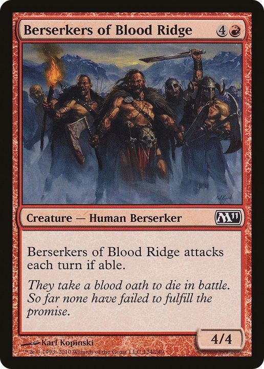 Berserkers of Blood Ridge in the group Magic the Gathering / Sets / Magic 2012 at Proxyprinters.com (1224)