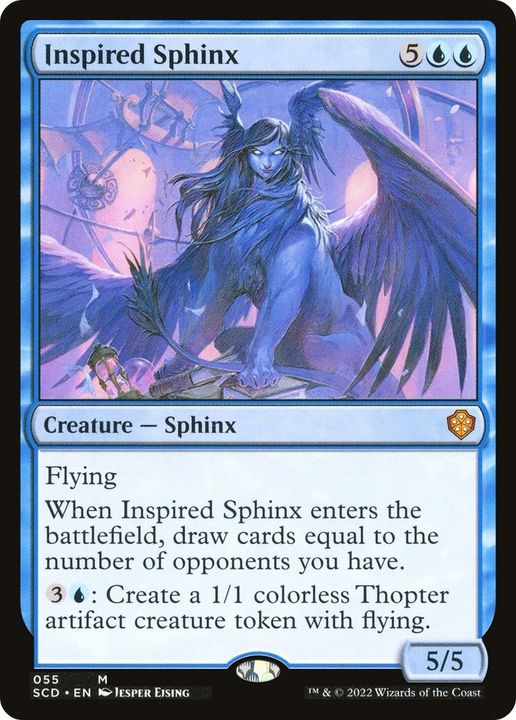 Inspired Sphinx in the group Magic the Gathering / Types / Colors / Blue at Proxyprinters.com (12249)