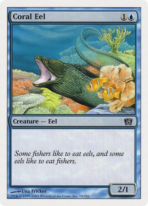 Coral Eel in the group Magic the Gathering / Sets / Eighth Edition at Proxyprinters.com (12250)