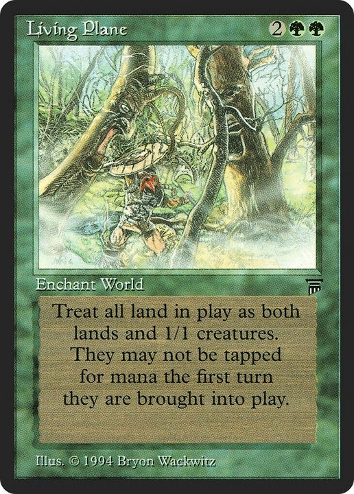 Living Plane in the group Magic the Gathering / Types / Colors / Green at Proxyprinters.com (1226)