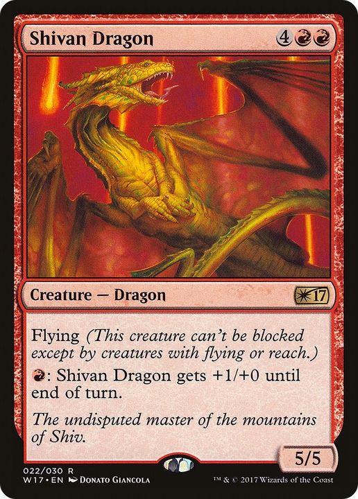 Shivan Dragon in the group Magic the Gathering / Types / Colors / Red at Proxyprinters.com (12266)