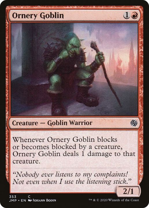 Ornery Goblin in the group Magic the Gathering / Sets / Jumpstart at Proxyprinters.com (12273)