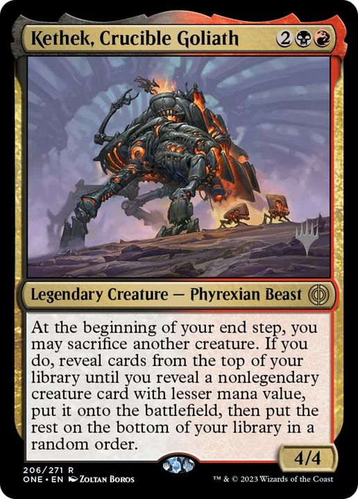 Kethek, Crucible Goliath in the group Magic the Gathering / Types / Colors / Multicolors / B, R at Proxyprinters.com (12290)