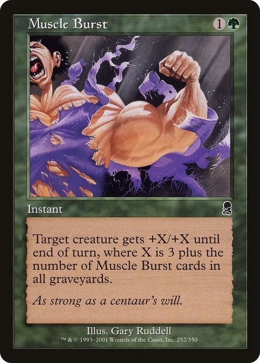 Muscle Burst in the group Magic the Gathering / Sets / Odyssey Promos at Proxyprinters.com (12309)