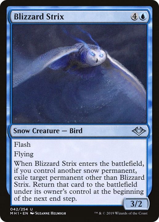 Blizzard Strix in the group Magic the Gathering / Types / Colors / Blue at Proxyprinters.com (12310)