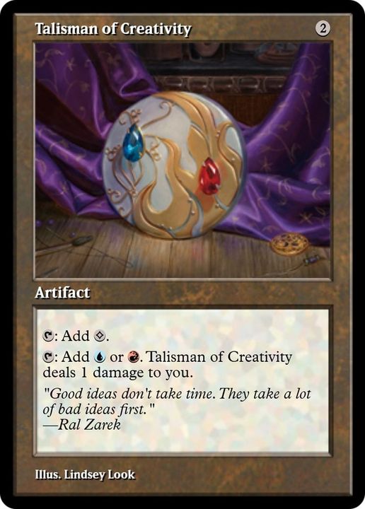 Talisman of Creativity in the group Magic the Gathering / Types / Artifacts / Artifact at Proxyprinters.com (12318)