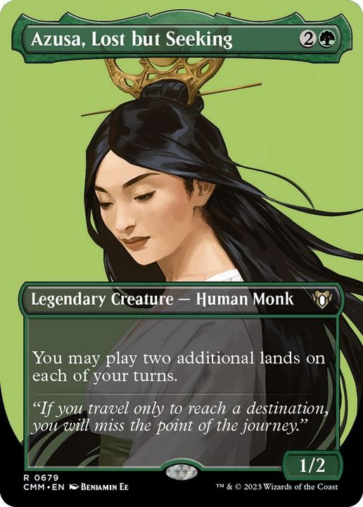 Azusa, Lost but Seeking in the group Magic the Gathering / Types / Creatures / Human at Proxyprinters.com (12320)