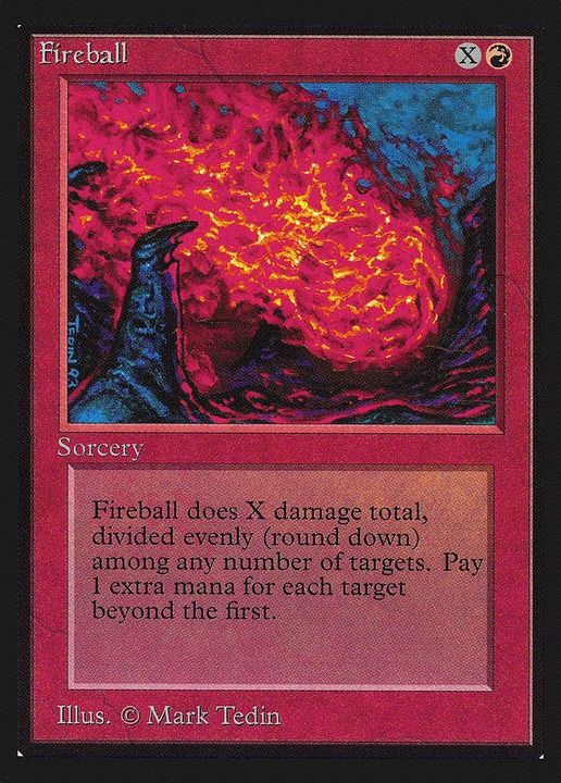 Fireball in the group Magic the Gathering / Types / Colors / Red at Proxyprinters.com (12324)