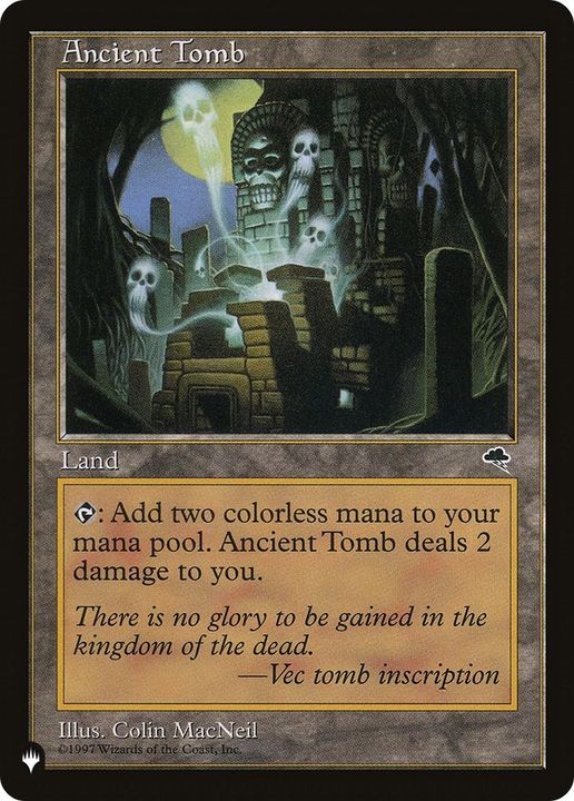 Ancient Tomb in the group Magic the Gathering / Types / Colors / Colorless at Proxyprinters.com (12326)