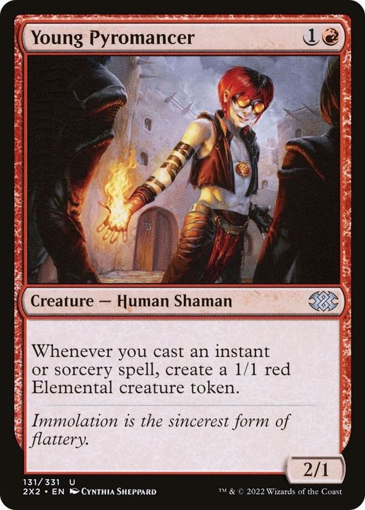 Young Pyromancer in the group Magic the Gathering / Sets / Double Masters 2022 at Proxyprinters.com (12334)