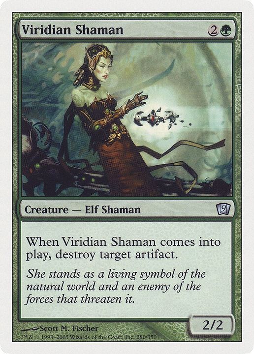 Viridian Shaman in the group Magic the Gathering / Types / Creatures / Elf at Proxyprinters.com (12338)