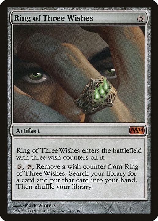 Ring of Three Wishes in the group Magic the Gathering / Types / Artifacts / Artifact at Proxyprinters.com (12346)