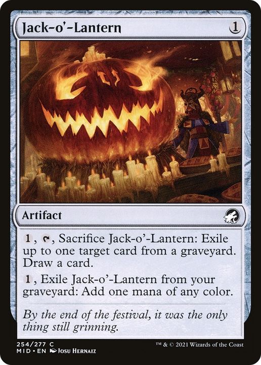 Jack-o'-Lantern in the group Magic the Gathering / Sets / Innistrad: Midnight Hunt at Proxyprinters.com (12387)