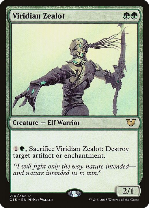 Viridian Zealot in the group Magic the Gathering / Sets / Commander 2015 at Proxyprinters.com (12393)