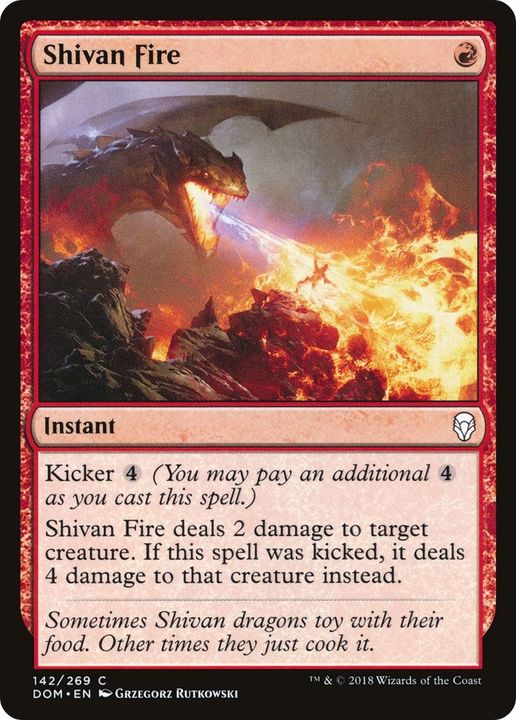 Shivan Fire in the group Magic the Gathering / Types / Colors / Red at Proxyprinters.com (12395)