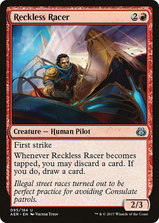 Reckless Racer in the group Magic the Gathering / Sets / Aether Revolt at Proxyprinters.com (12397)