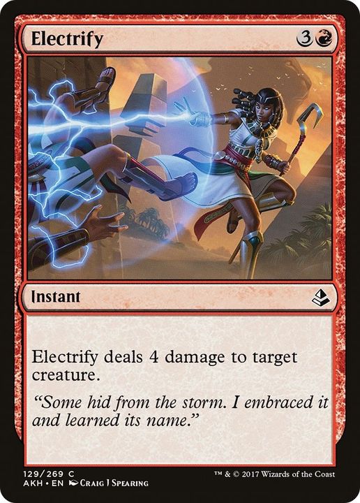 Electrify in the group Magic the Gathering / Sets / Amonkhet at Proxyprinters.com (12405)