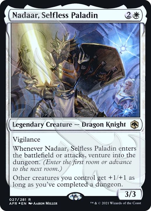 Nadaar, Selfless Paladin in the group Magic the Gathering / Types / Colors / White at Proxyprinters.com (12435)