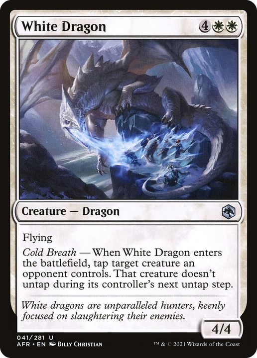 White Dragon in the group Magic the Gathering / Types / Colors / White at Proxyprinters.com (12445)