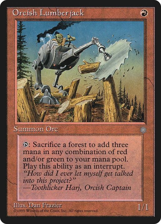 Orcish Lumberjack in the group Magic the Gathering / Types / Colors / Red at Proxyprinters.com (12463)