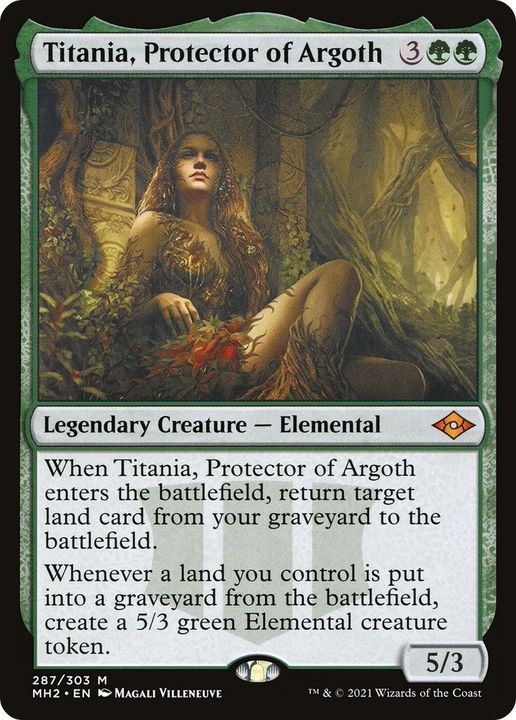 Titania, Protector of Argoth in the group Magic the Gathering / Types / Colors / Green at Proxyprinters.com (12470)