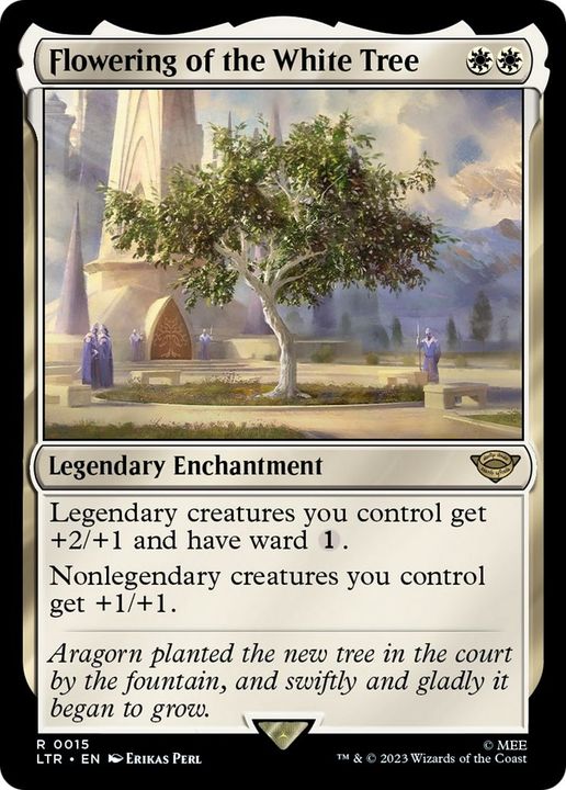 Flowering of the White Tree in the group Magic the Gathering / Types / Enchantment / Legendary Enchantment at Proxyprinters.com (12487)