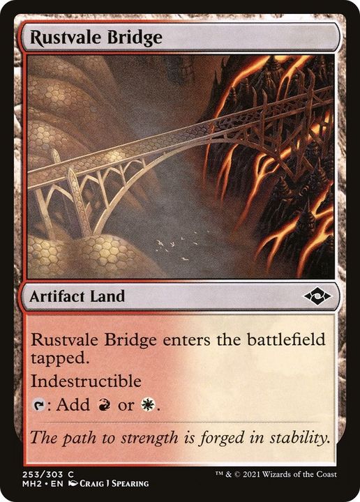 Rustvale Bridge in the group Magic the Gathering / Types / Colors / Colorless at Proxyprinters.com (12494)