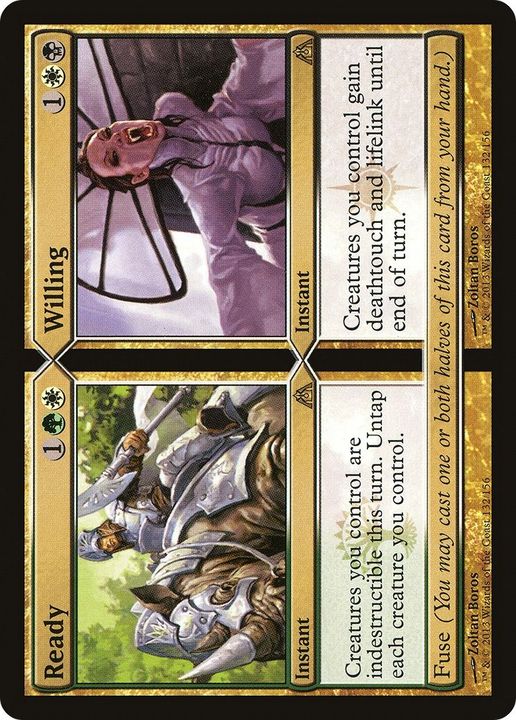 Ready // Willing in the group Magic the Gathering / Types / Colors / Multicolors / B, G, W at Proxyprinters.com (12496)