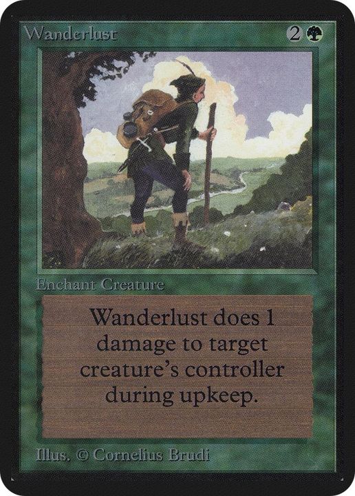 Wanderlust in the group Magic the Gathering / Sets / Limited Edition Alpha at Proxyprinters.com (12497)