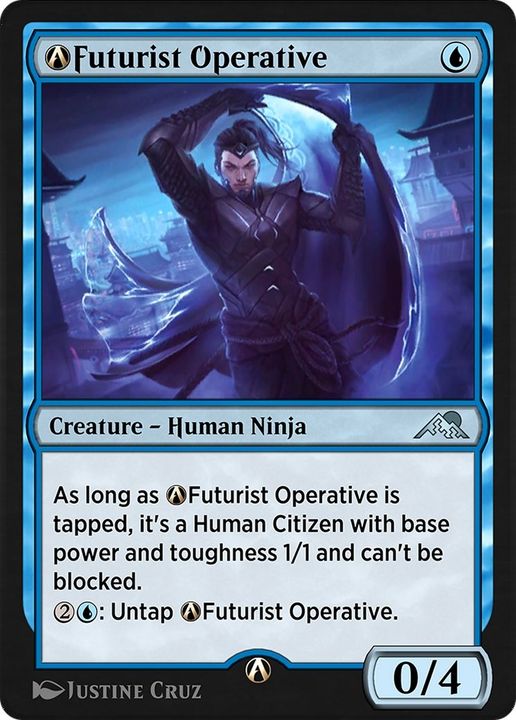 A-Futurist Operative in the group Magic the Gathering / Sets / Kamigawa: Neon Dynasty at Proxyprinters.com (1250)