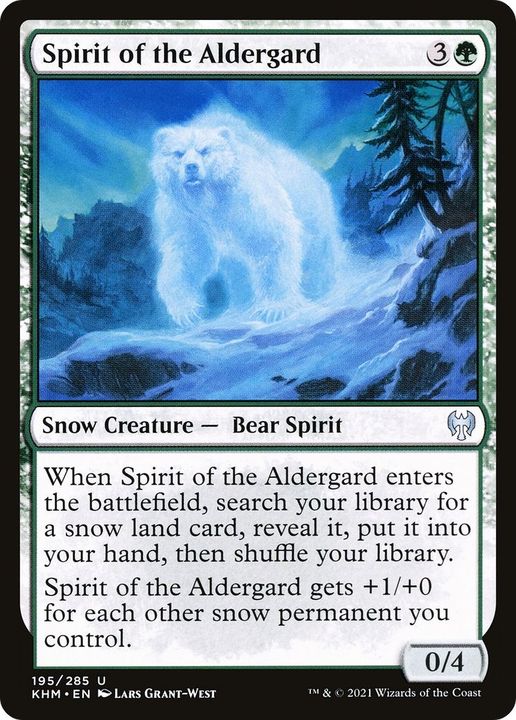 Spirit of the Aldergard in the group Magic the Gathering / Types / Colors / Green at Proxyprinters.com (12504)