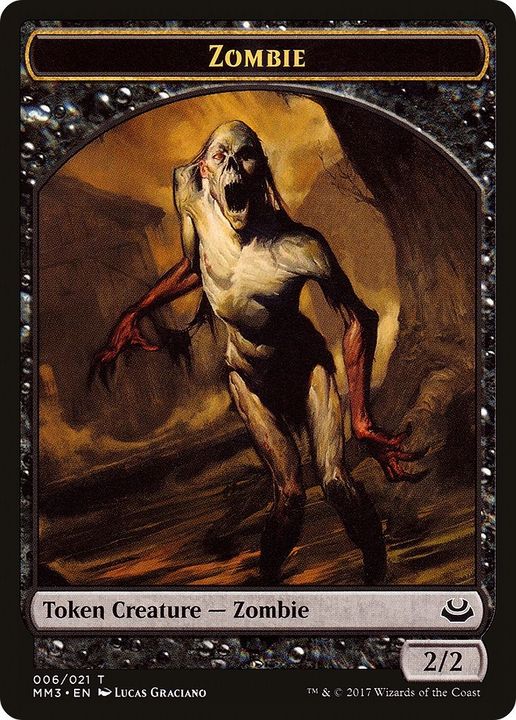 Zombie in the group Magic the Gathering / Sets / MOM Japanese Promo Tokens at Proxyprinters.com (12506)