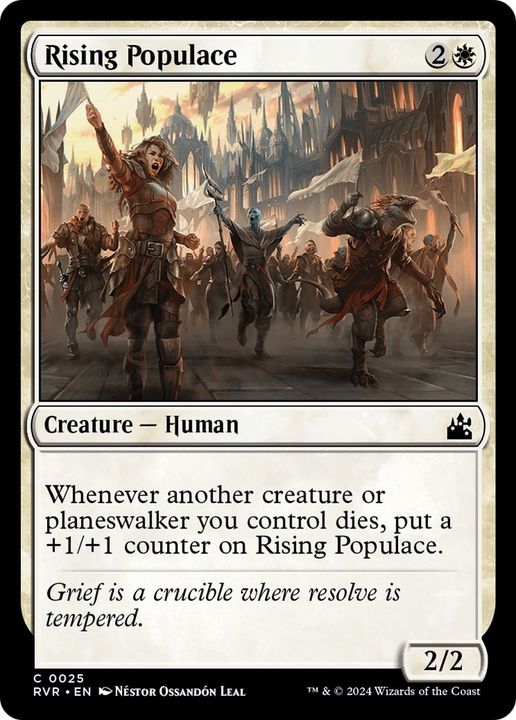 Rising Populace in the group Magic the Gathering / Types / Creatures / Human at Proxyprinters.com (12511)