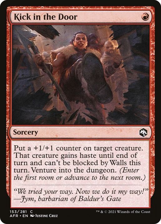 Kick in the Door in the group Magic the Gathering / Types / Colors / Red at Proxyprinters.com (12530)