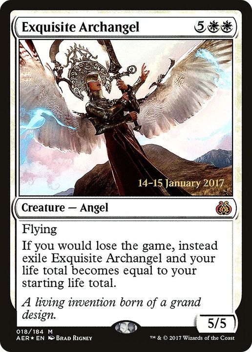 Exquisite Archangel in the group Magic the Gathering / Types / Colors / White at Proxyprinters.com (12534)