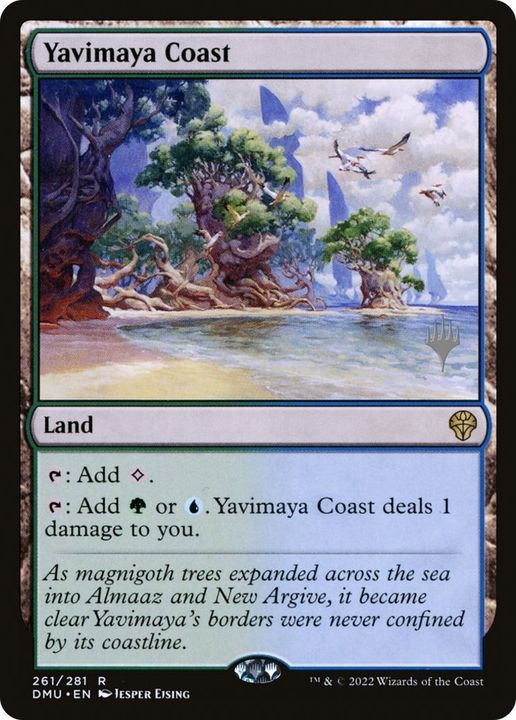 Yavimaya Coast in the group Magic the Gathering / Sets / Dominaria United Promos at Proxyprinters.com (12535)