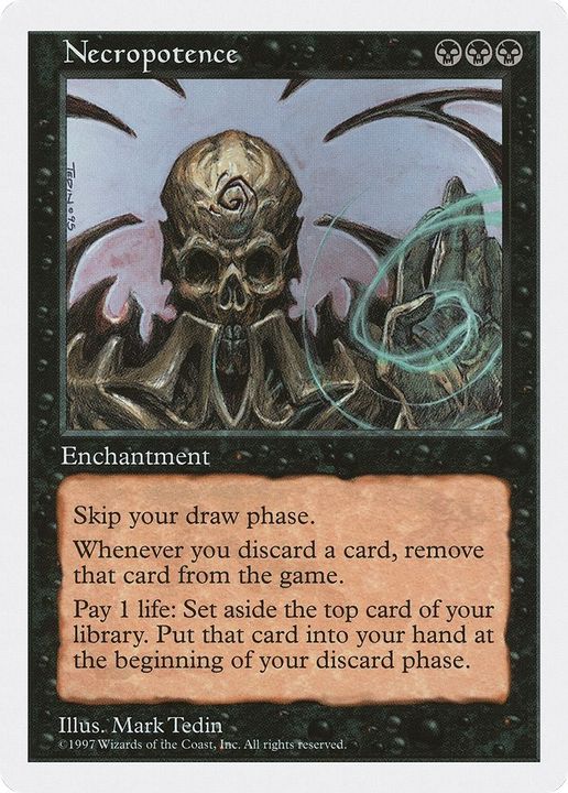 Necropotence in the group Magic the Gathering / Types / Enchantment / Enchantment at Proxyprinters.com (12546)