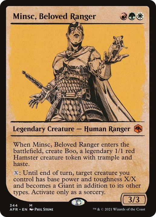 Minsc, Beloved Ranger in the group Magic the Gathering / Types / Colors / Multicolors / G, R, W at Proxyprinters.com (1256)