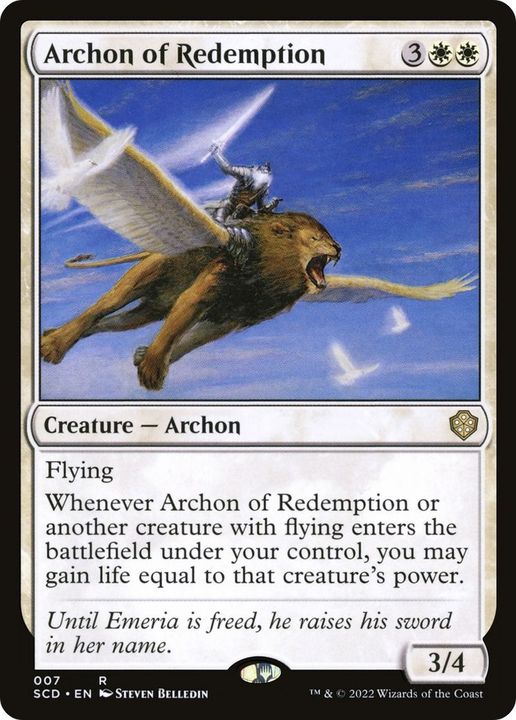 Archon of Redemption in the group Magic the Gathering / Types / Colors / White at Proxyprinters.com (12566)