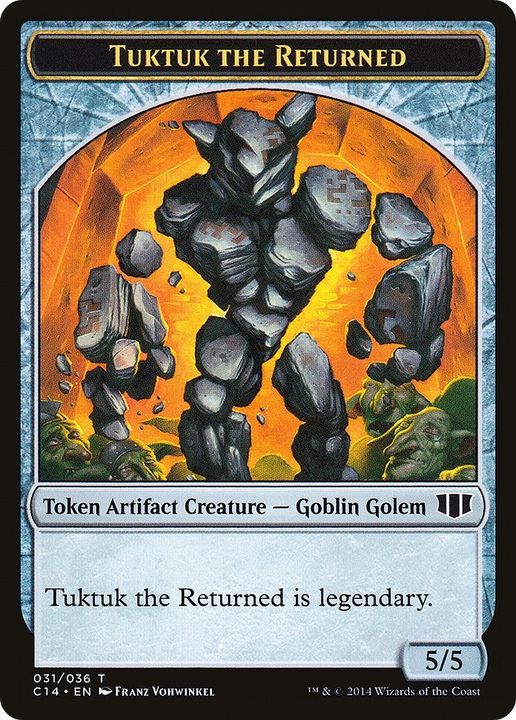 Tuktuk the Returned in the group Magic the Gathering / Sets / Commander 2014 Tokens at Proxyprinters.com (12579)