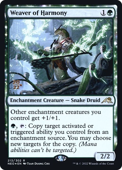 Weaver of Harmony in the group Magic the Gathering / Types / Colors / Green at Proxyprinters.com (1258)