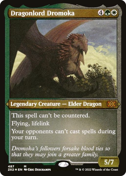 Dragonlord Dromoka in the group Magic the Gathering / Types / Colors / Multicolors / G, W at Proxyprinters.com (12587)