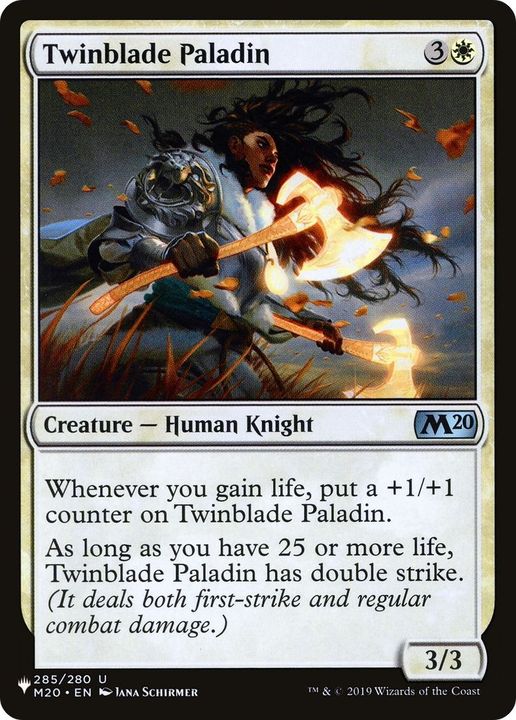 Twinblade Paladin in the group Advanced search at Proxyprinters.com (12602)