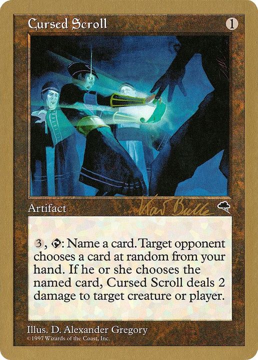 Cursed Scroll in the group Magic the Gathering / Types / Artifacts / Artifact at Proxyprinters.com (12611)