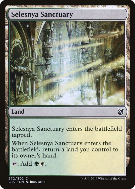 Selesnya Sanctuary in the group Magic the Gathering / Sets / Commander 2019 at Proxyprinters.com (12612)